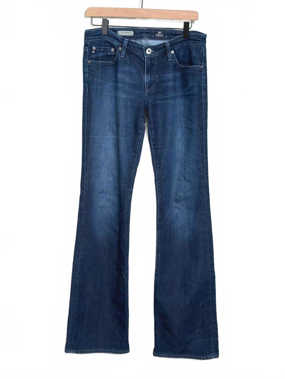 AG Jeans The Angel Bootcut Women's 29 Made in USA Dark Wash Minimalist Staple